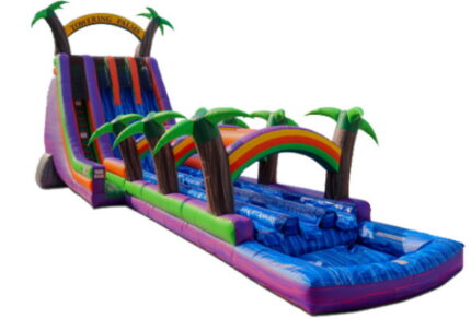 27' Towering Palms - 3 Lane - Bounce 'N' More