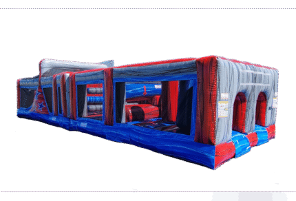 40' Marble Mega Obstacle Course - Bounce 'N' More