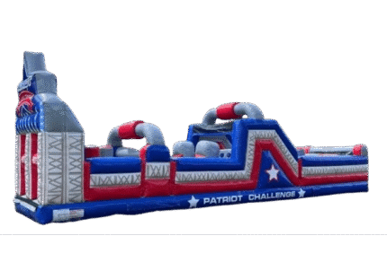 40' Patriot Challenge Obstacle Course - Bounce 'N' More