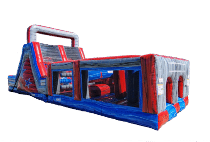 45' Marble Mega Obstacle Course - Bounce 'N' More