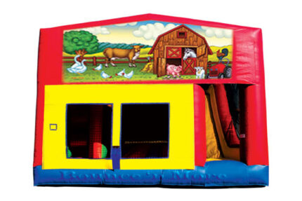 5 in 1 Animal Farm Combo Bounce House Rental Dallas, TX
