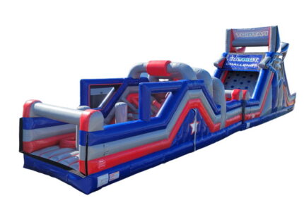 60' Patriot Challenge Obstacle Course - Bounce 'N' More