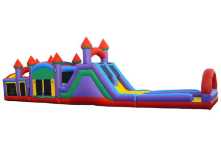 61' Triple Play Obstacle Course Rental Dallas, TX