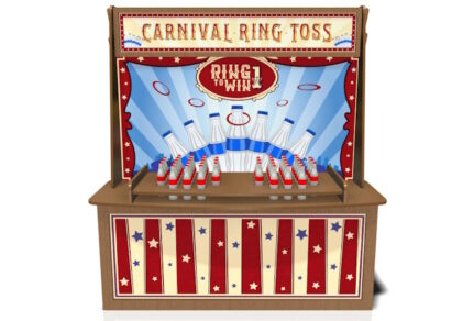 Carnival Bottle Ring Toss - Bounce 'N' More