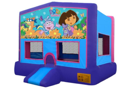 Purple Dora Bounce House Rental Dallas, TX