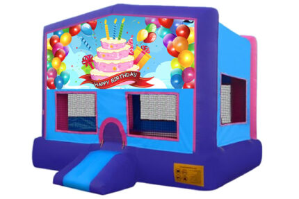 Purple Happy Birthday - Bounce 'N' More